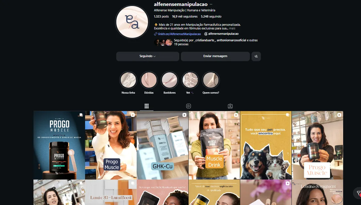 Feed da Alfenense Manipulação